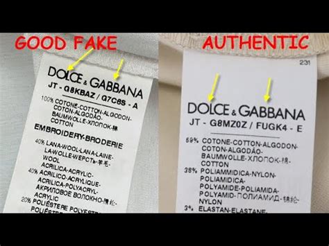 how to spot a fake dolce and gabbana t shirt|dolce and gabbana counterfeit.